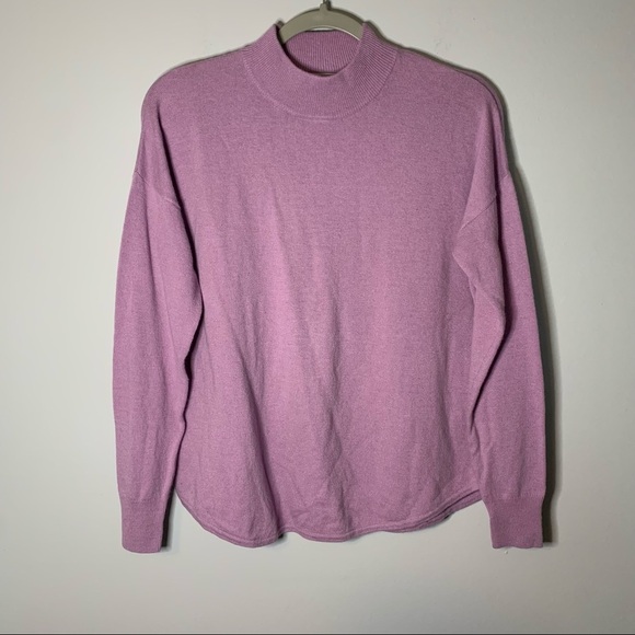 Women’s Madewell light purple mock neck pullover sweater size extra small XS - Picture 1 of 5